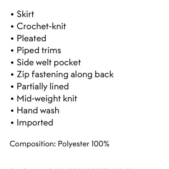 Maje Women’s Purple Crochet Knit Chevron Print A Line Full Skirt Size 2, M - Picture 14 of 14